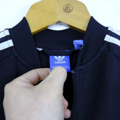 Adidas Felpa Zip Intera Nero Taglia 13 anni