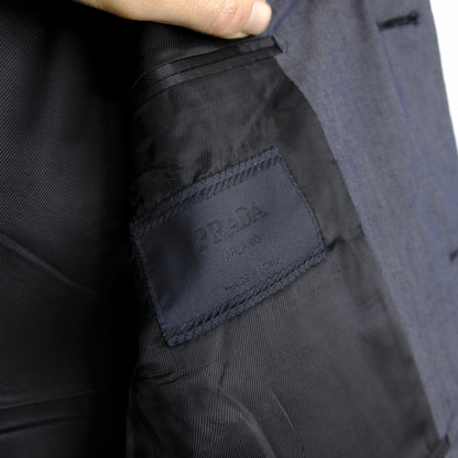 Prada Giacca Classica Grigio Uomo Taglia M