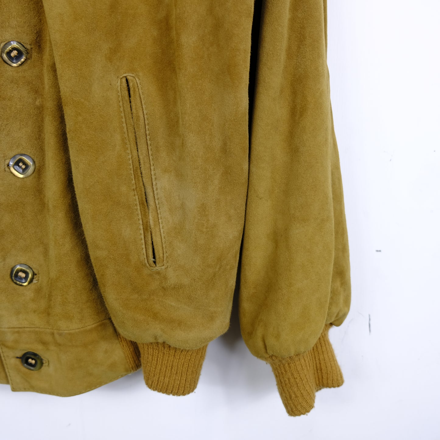 Pelle Renna Giacca Vintage Taglia 52 Marrone