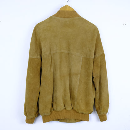 Pelle Renna Giacca Vintage Taglia 52 Marrone