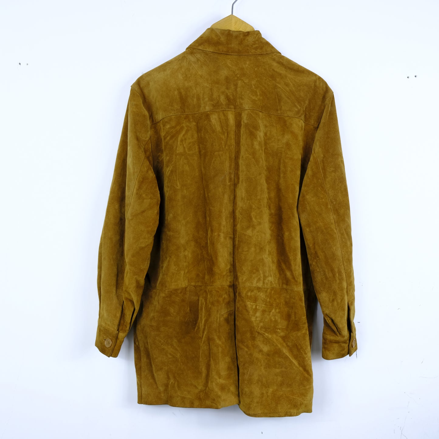 Pelle Renna Giacca Vintage Taglia 46 Marrone