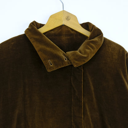 Pelle Renna Giacca Vintage Taglia 42 Marrone