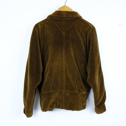 Pelle Renna Giacca Vintage Taglia 42 Marrone