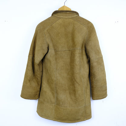 Montone Giacca Vintage Taglia M Marrone