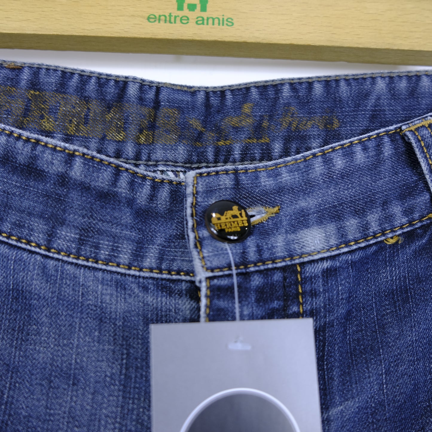 Hermes Jeans Uomo Taglia 35 Cotone Blu