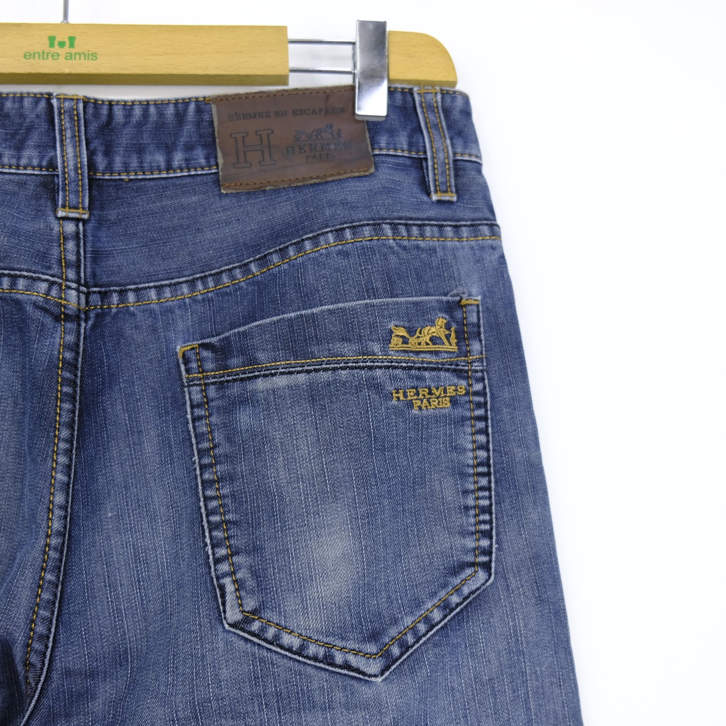 Hermes Jeans Uomo Taglia 35 Cotone Blu