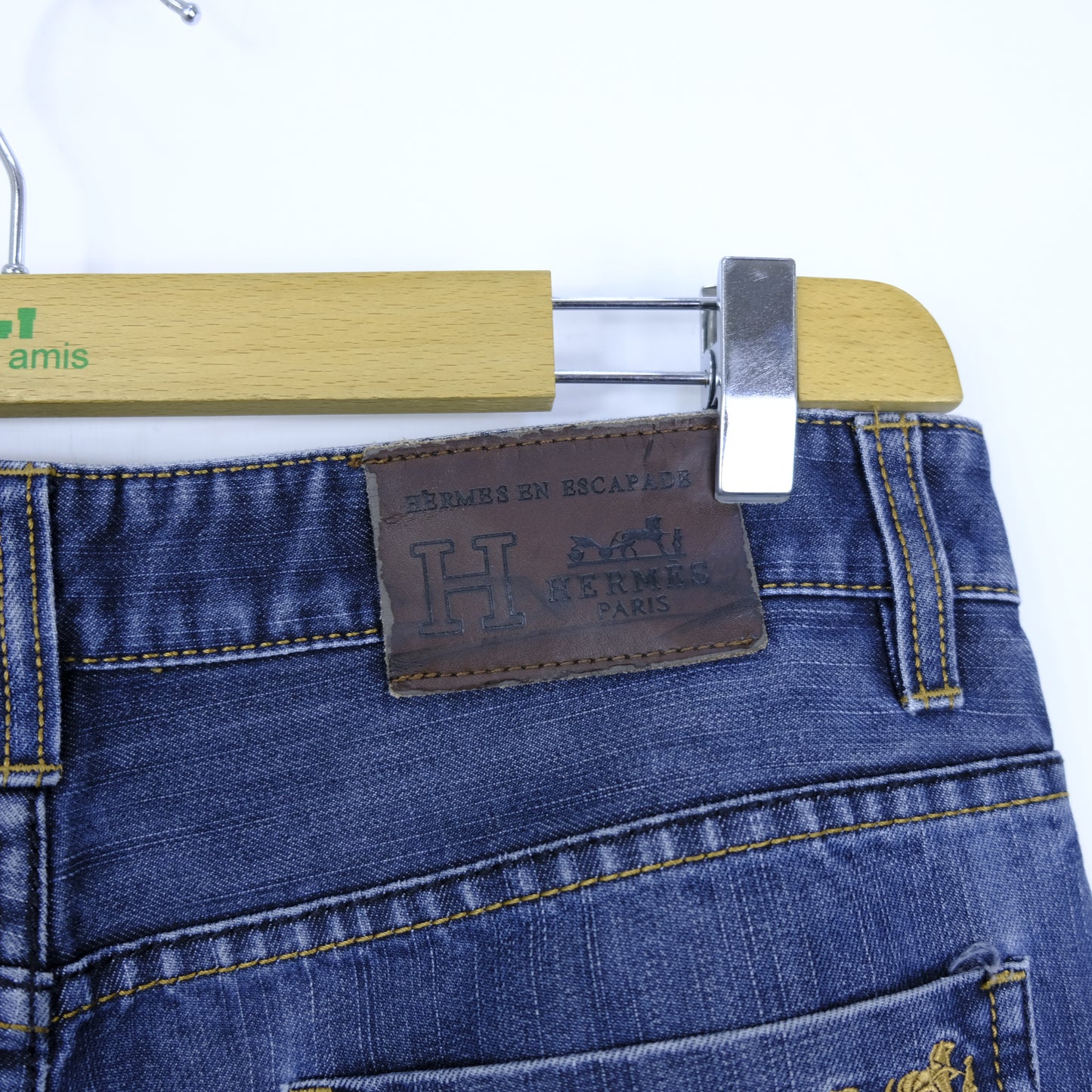 Hermes Jeans Uomo Taglia 35 Cotone Blu