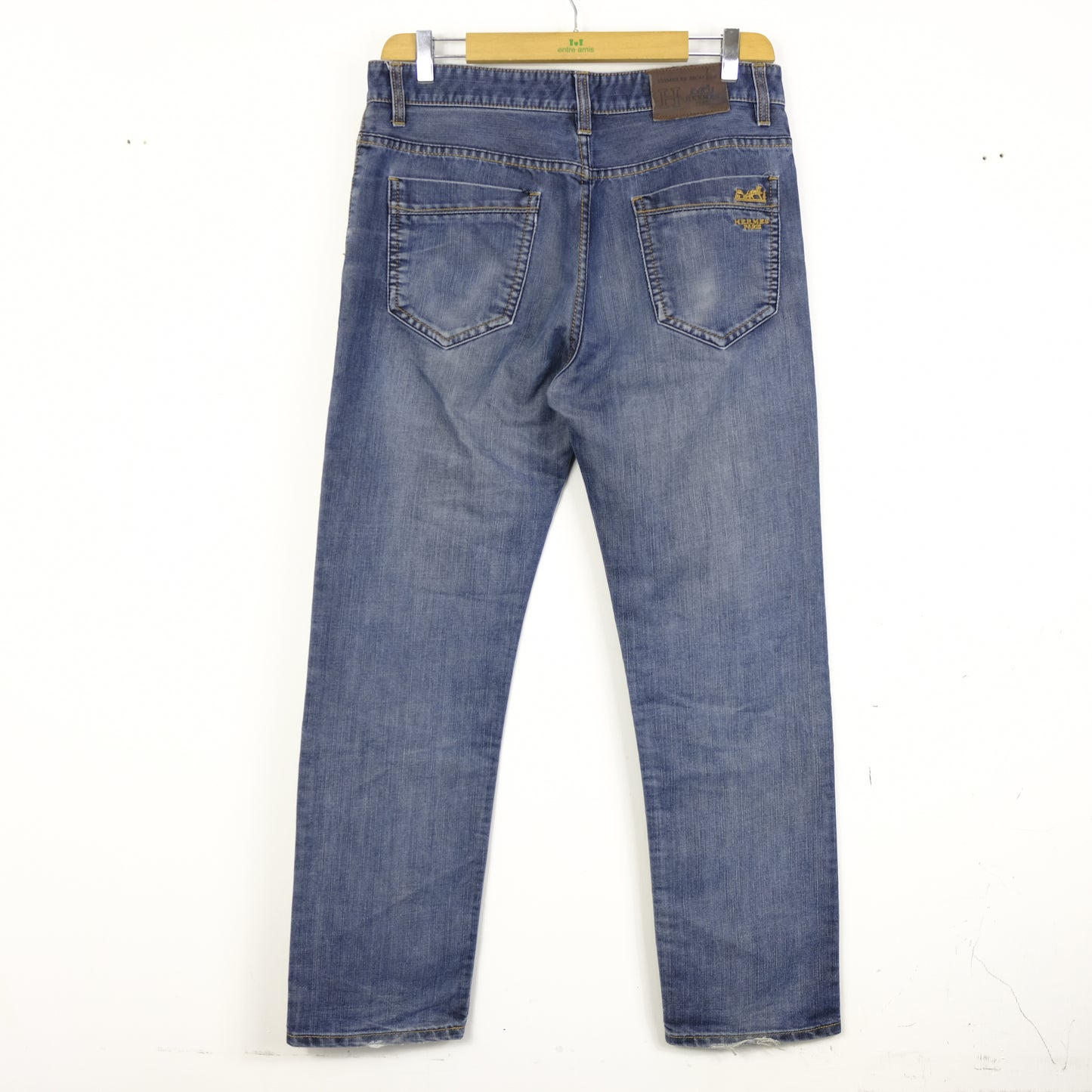Hermes Jeans Uomo Taglia 35 Cotone Blu