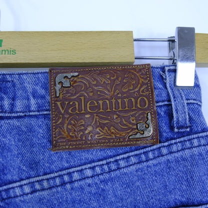 Valentino Jeans Taglia 30 Cotone Blu