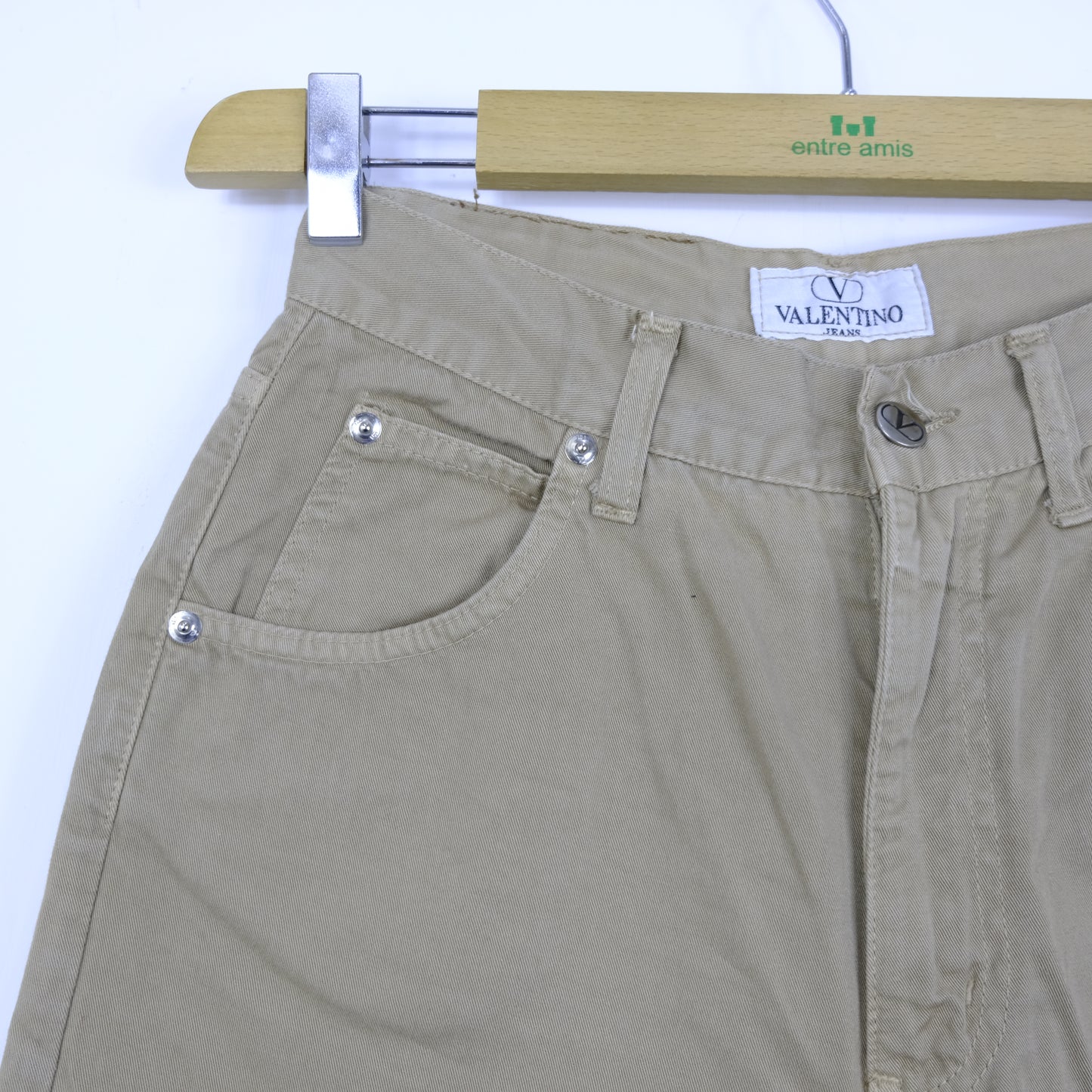 Valentino Jeans Taglia 29 Cotone Beige