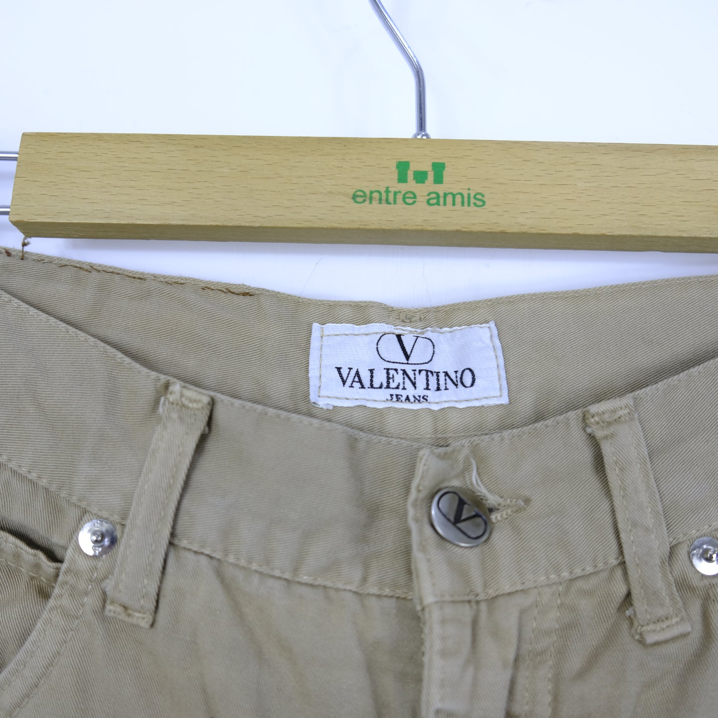 Valentino Jeans Taglia 29 Cotone Beige